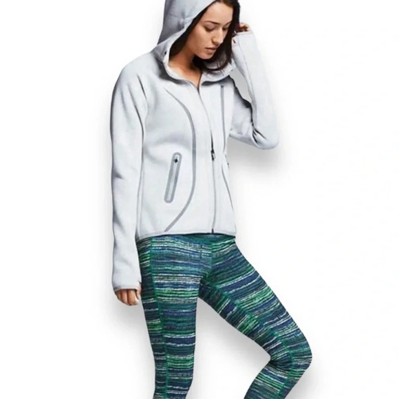 Athleta Scuba Fuse Full-Zip Hooded Jacket - Picture 1 of 5